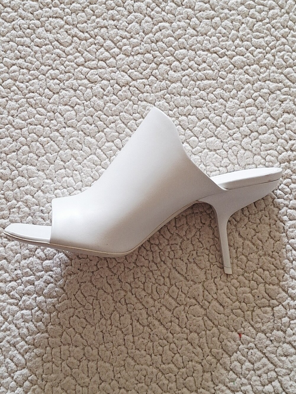 FERRAGAMO Era Leather Slide Sandals Mules White Women's US 8.5 Org $1,090 - Picture 14 of 16
